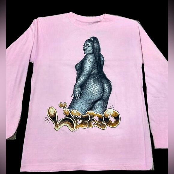 Lizzo- The Special Tour 2022/23 Booty Long Sleeve T-Shirt- Sz L- NWOT *RARE* - Picture 1 of 3